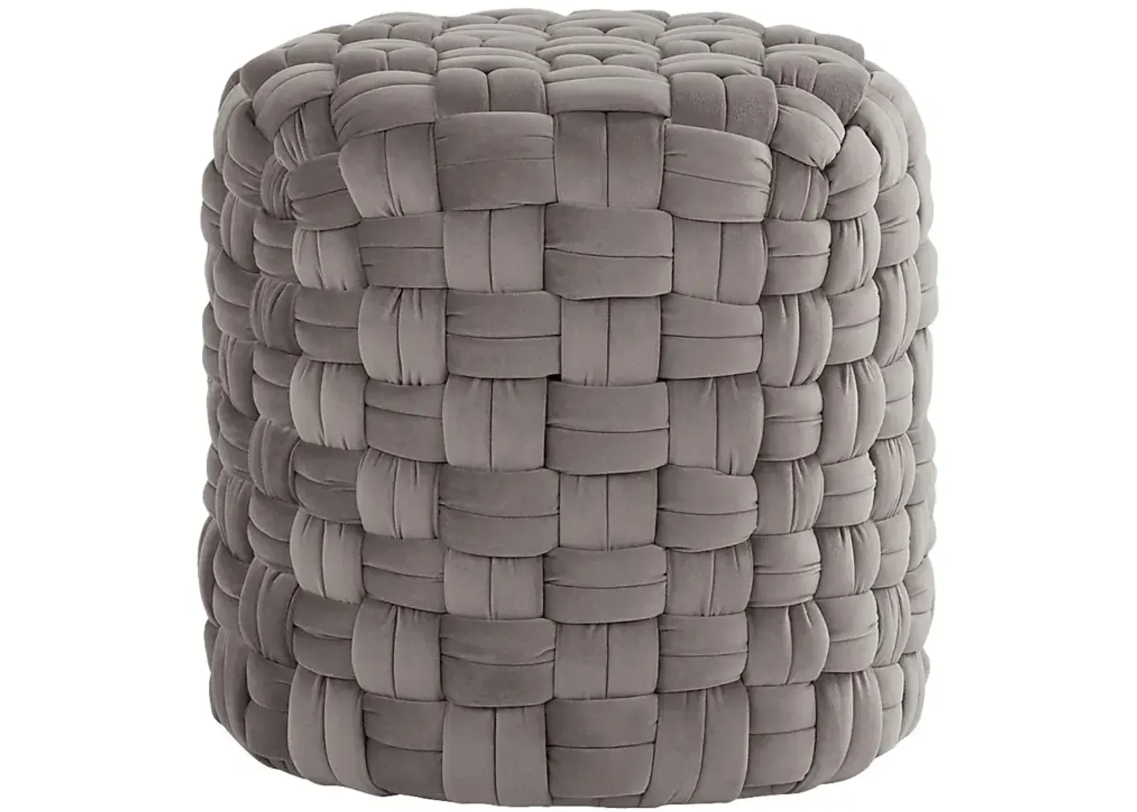 Clendenin Gray Ottoman