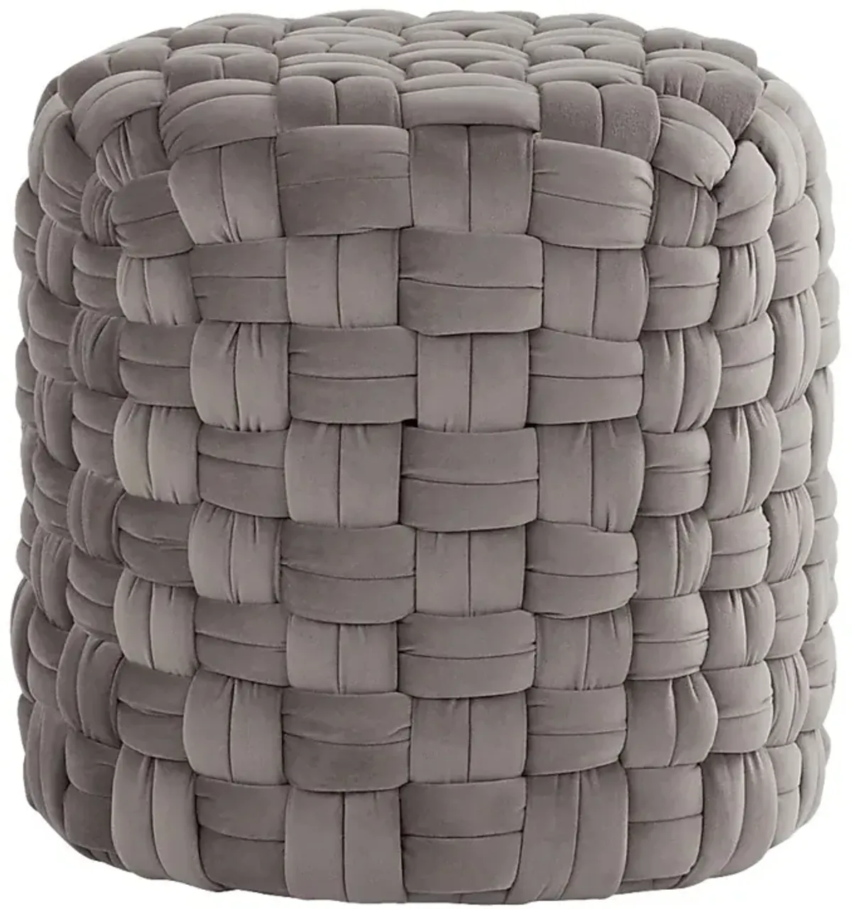 Clendenin Gray Ottoman