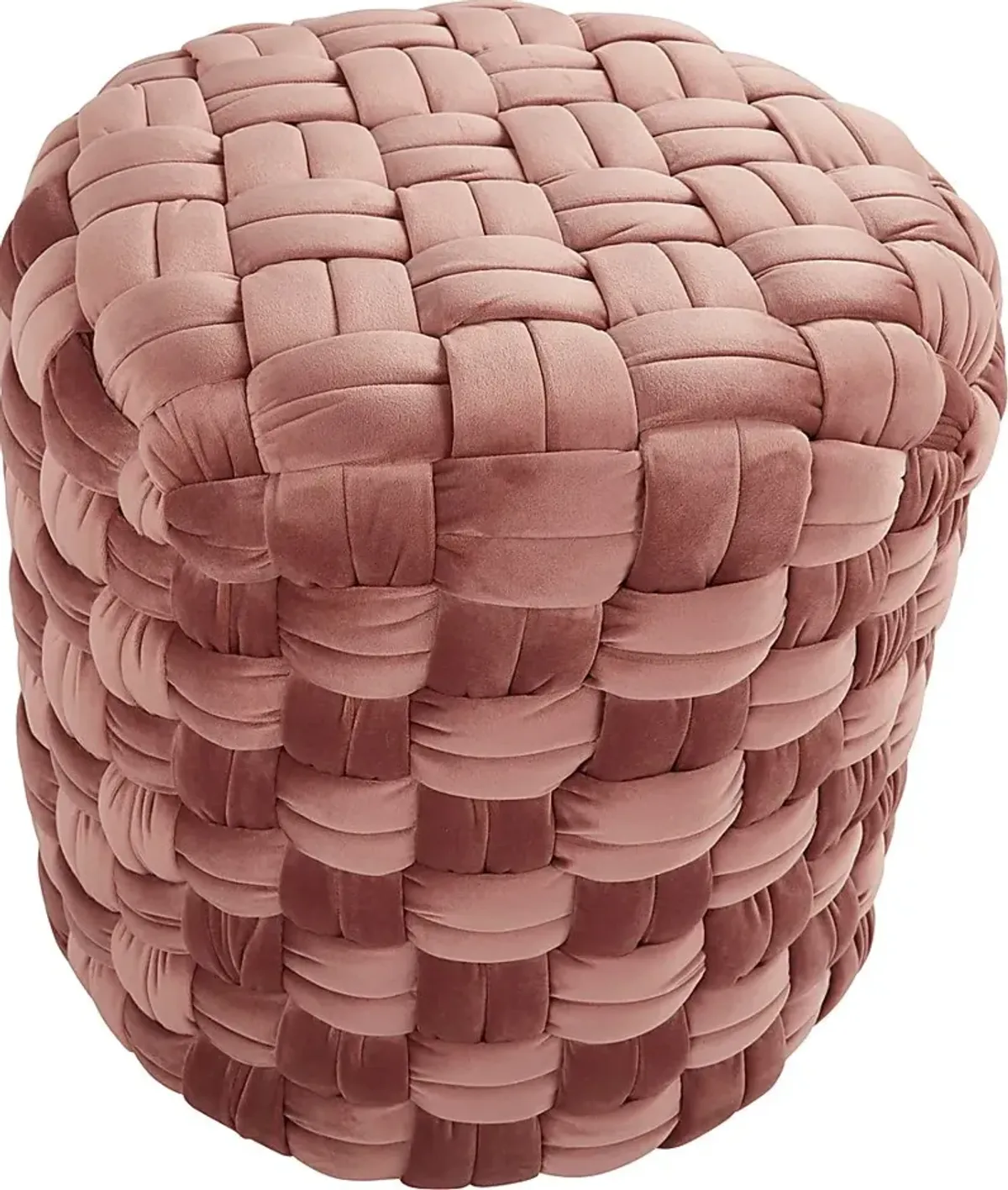 Clendenin Blush Ottoman