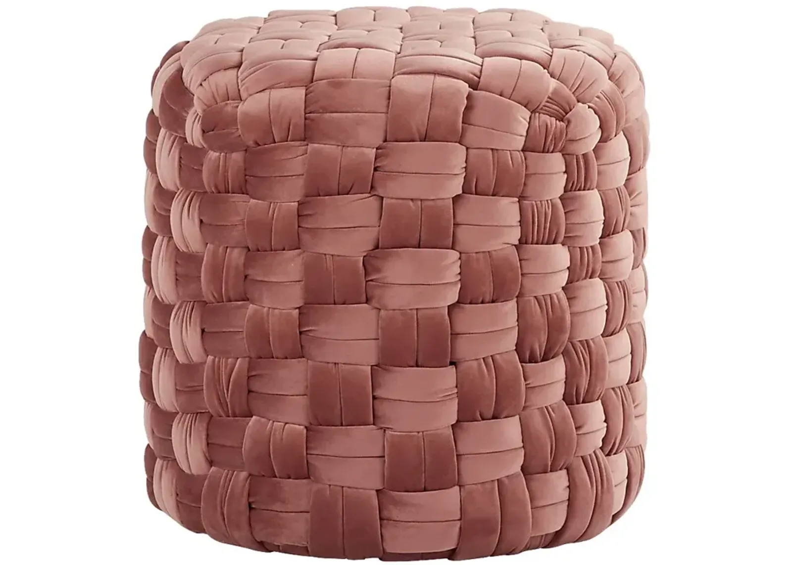 Clendenin Blush Ottoman