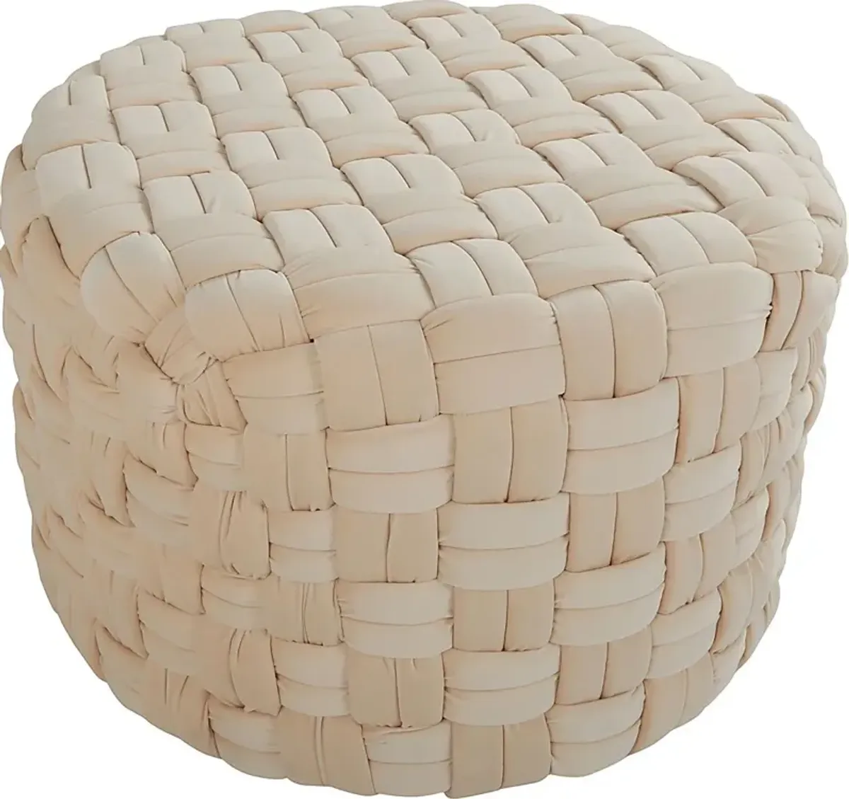 Colearine Cream Ottoman