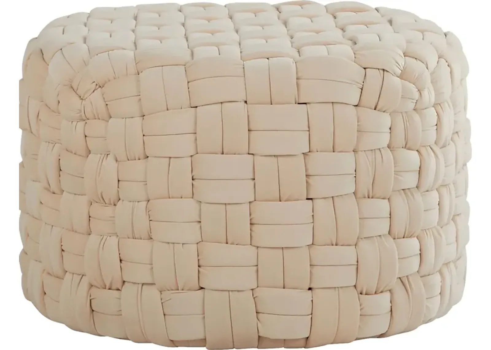 Colearine Cream Ottoman