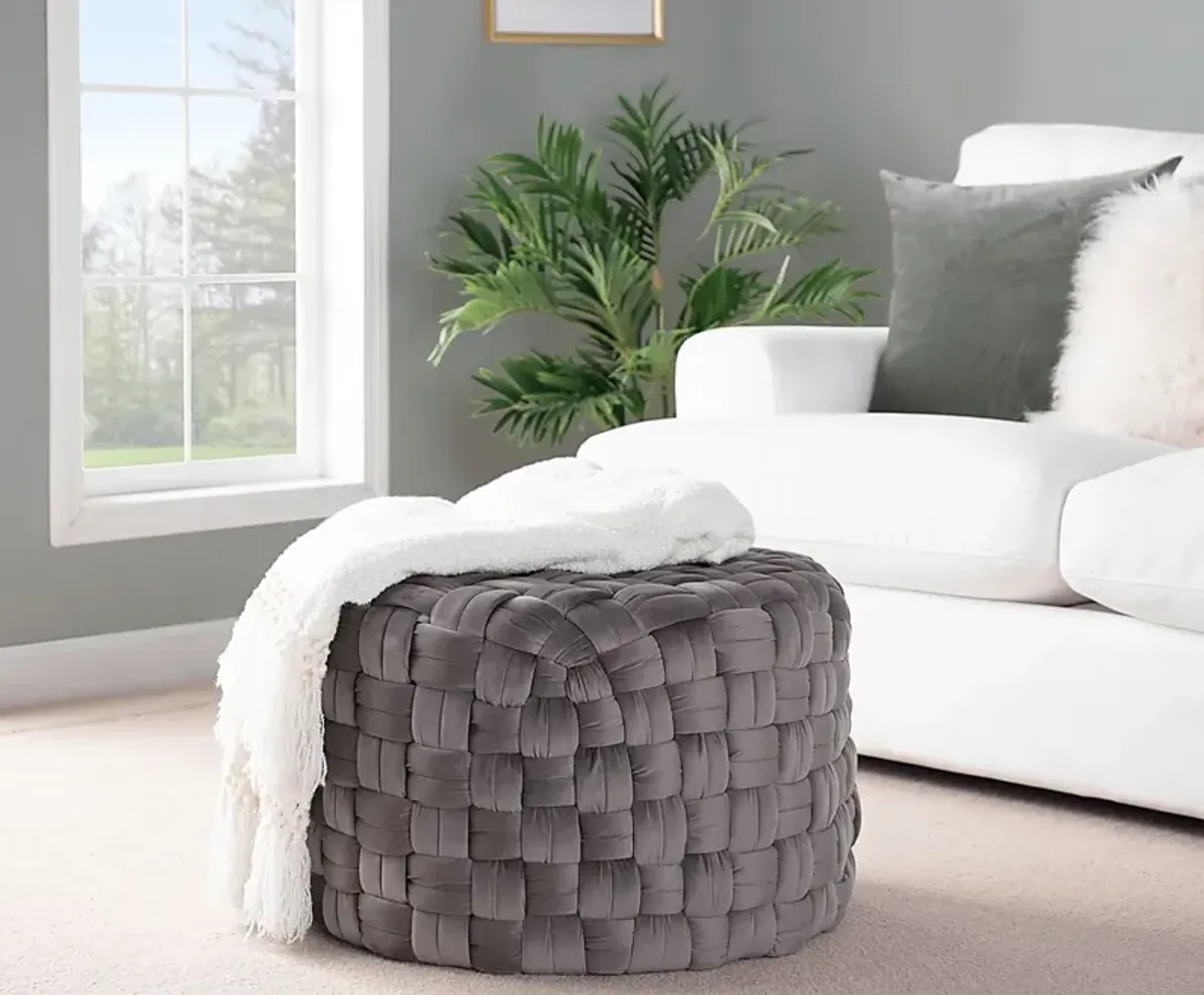 Colearine Gray Ottoman