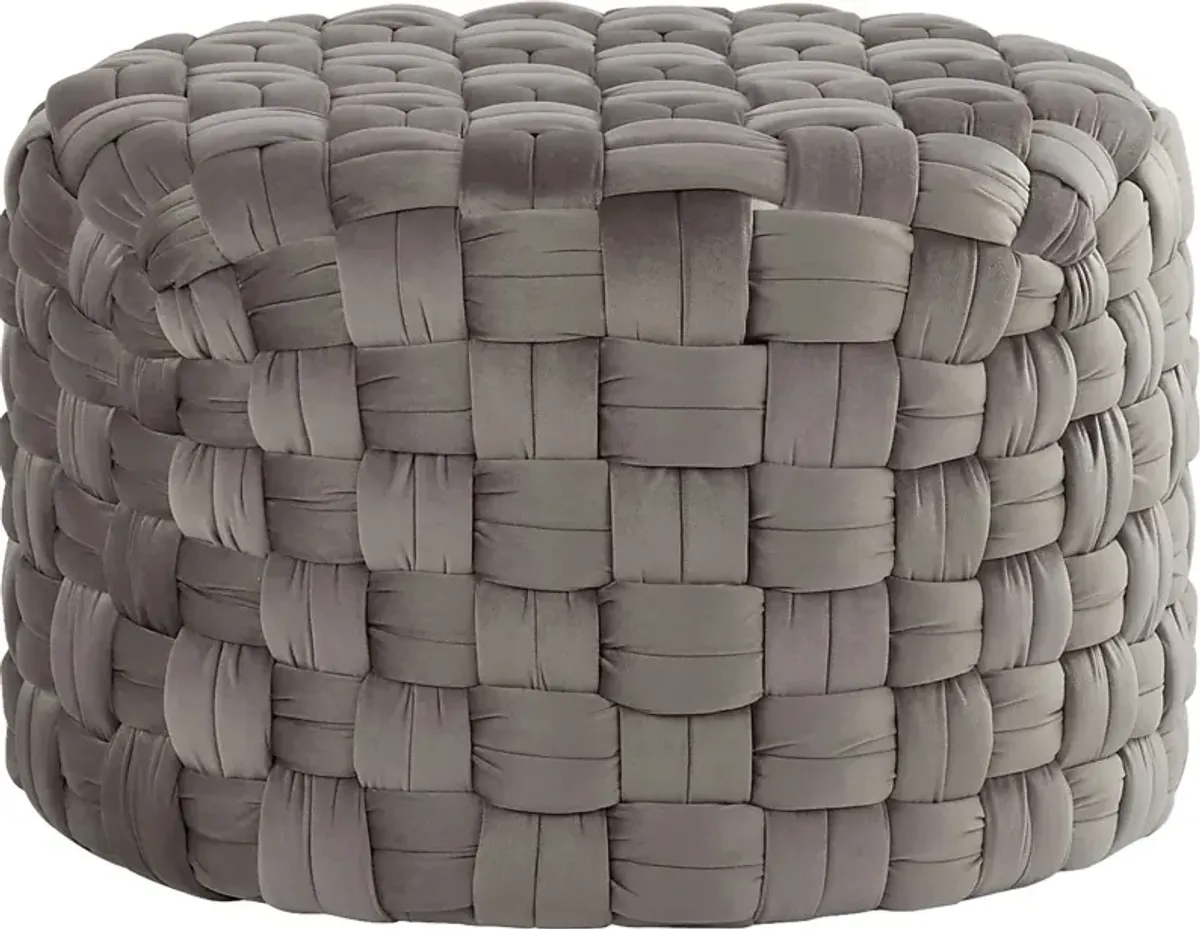 Colearine Gray Ottoman