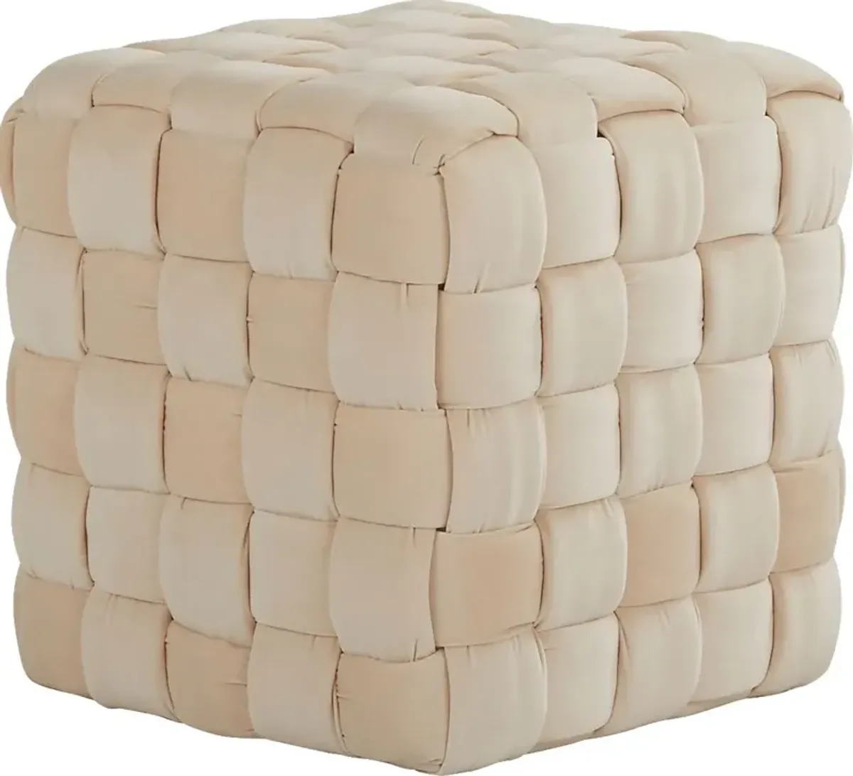 Copeleigh Cream Ottoman