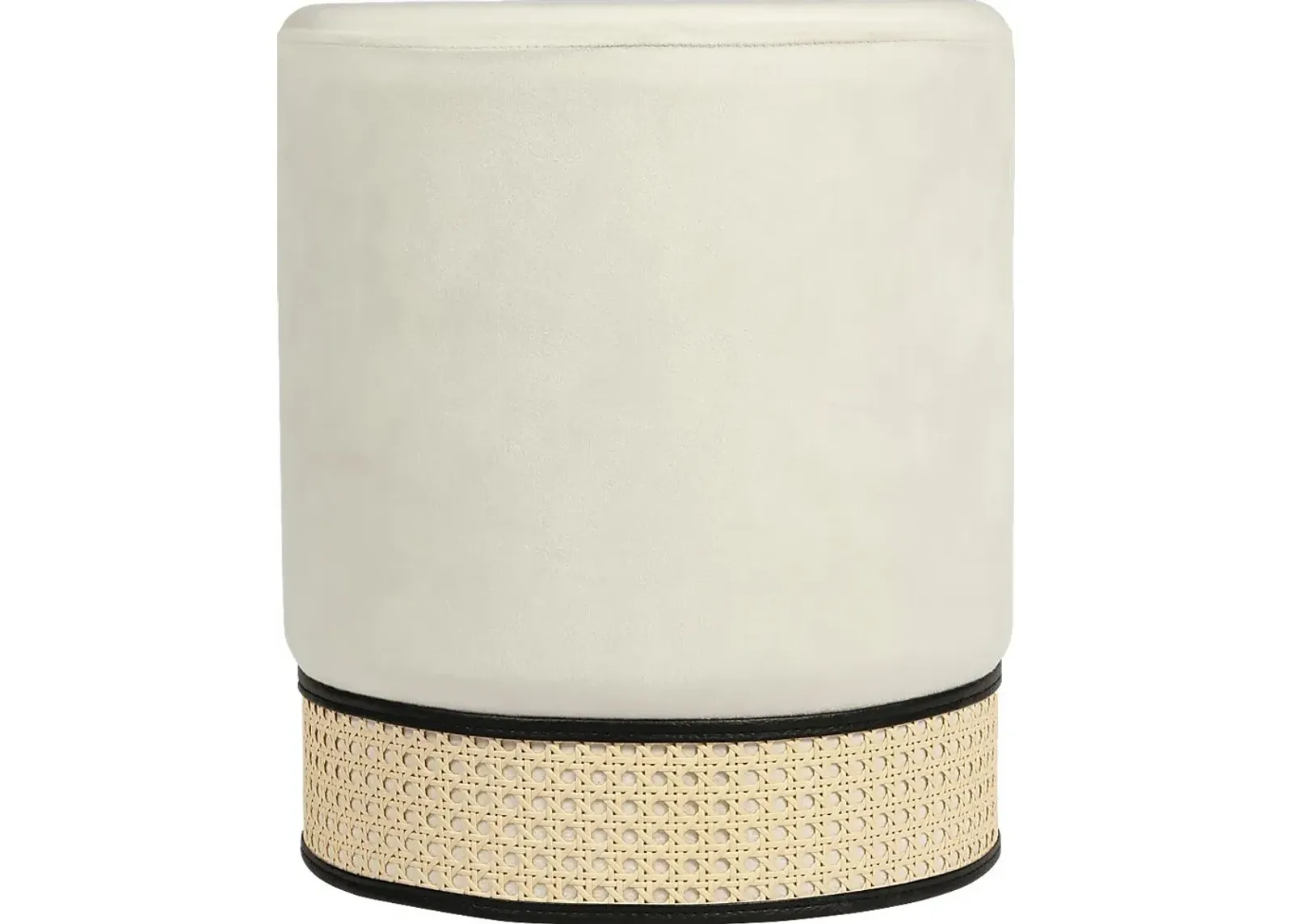 Arielan Cream Ottoman