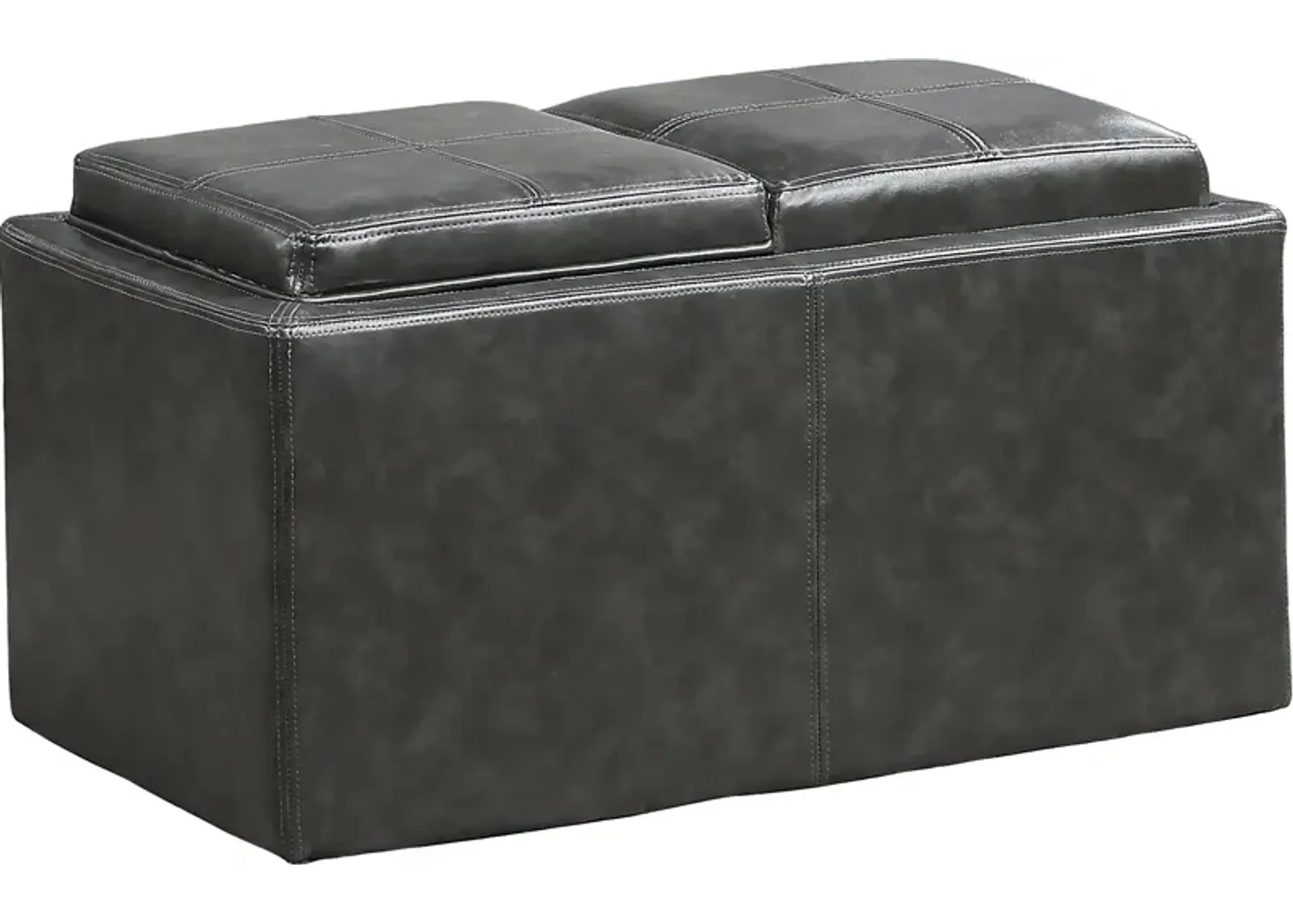 Guetlet Gray Storage Ottoman