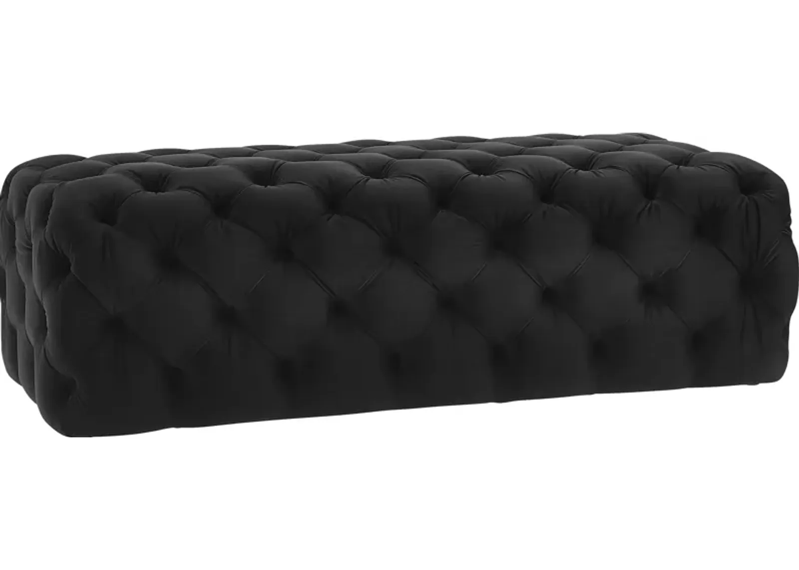 Layla Quinn Black Ottoman