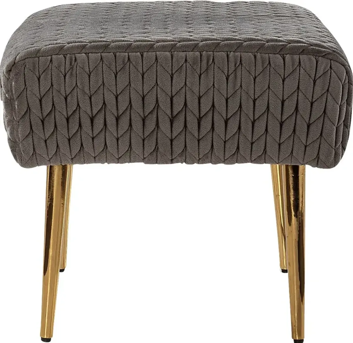 Charlcote Gray Ottoman