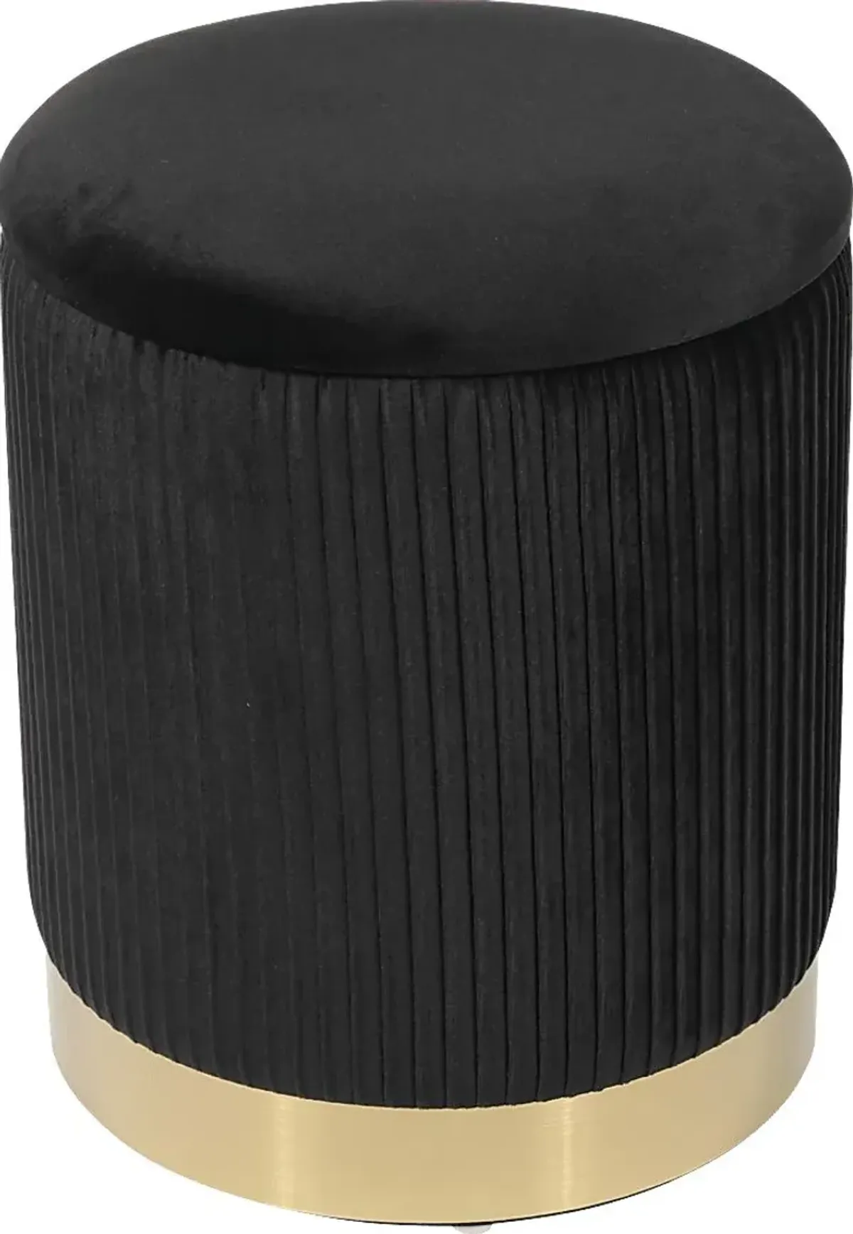 Anellar Black Storage Ottoman