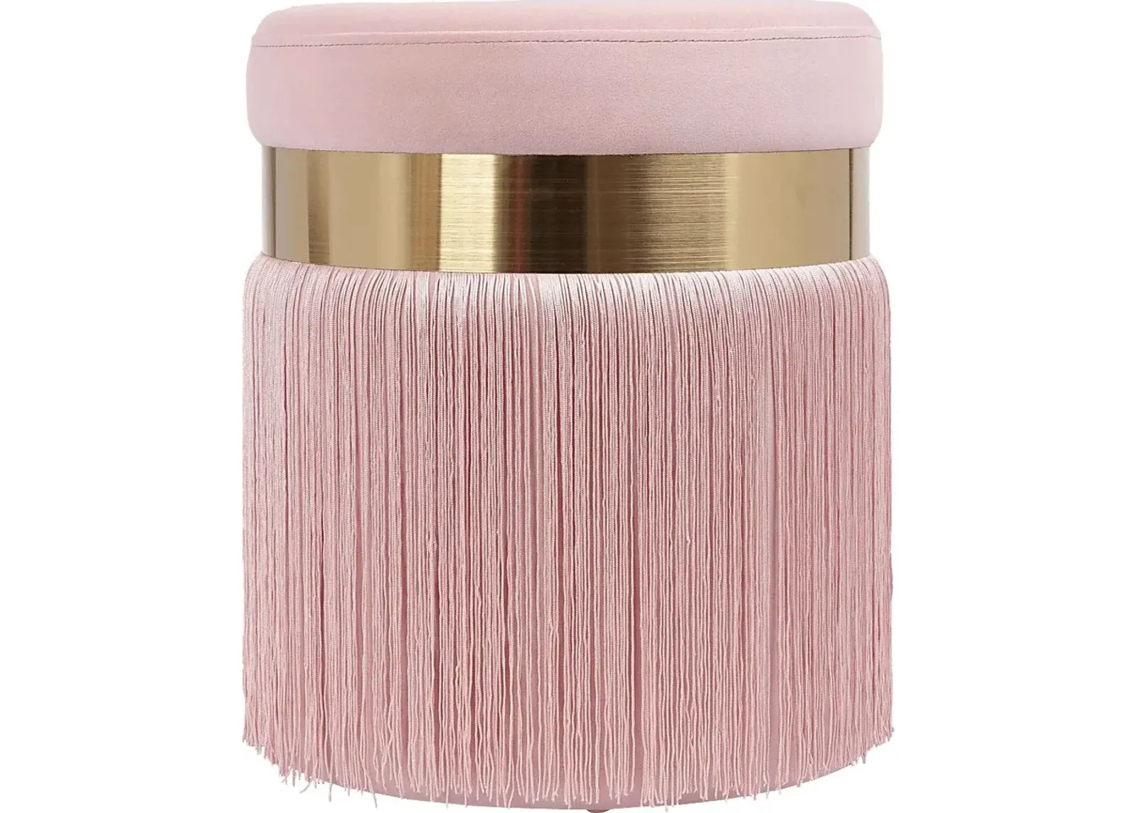 Lariel Pink Blush Ottoman