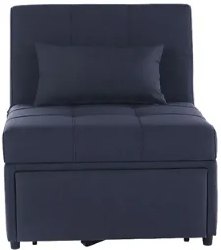 Traskwood Blue Sleeper Chair