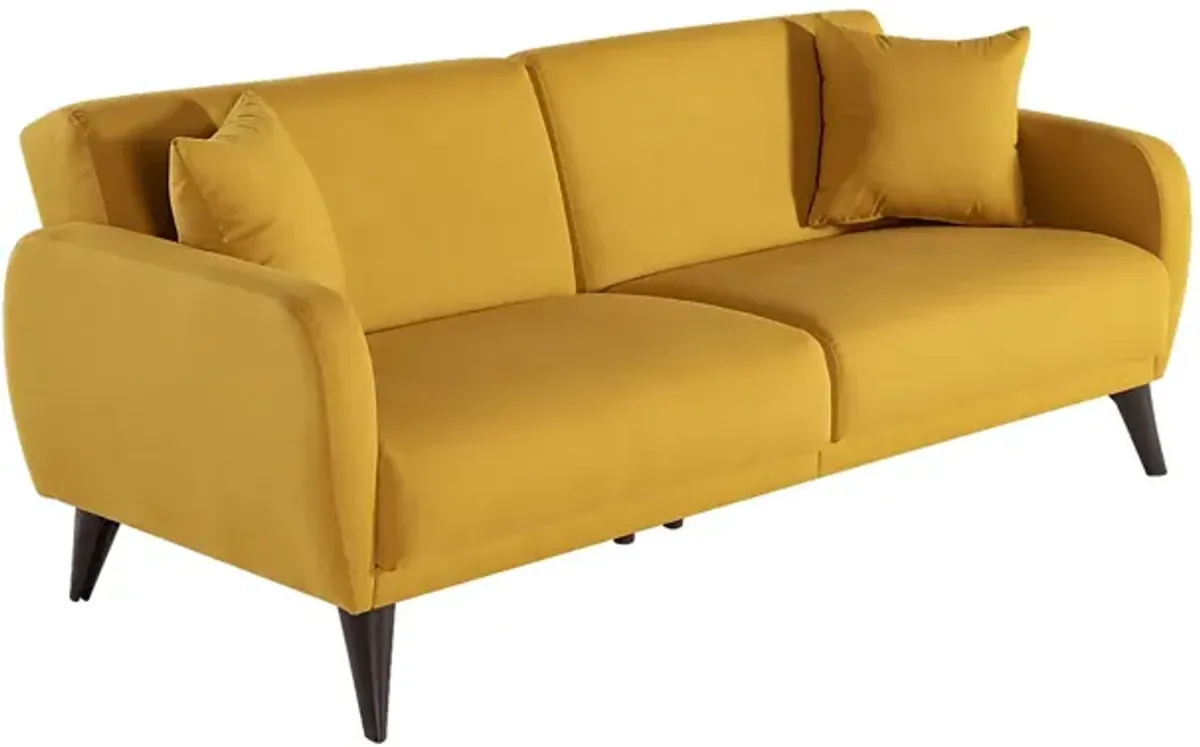 Tusico Yellow Sleeper Sofa