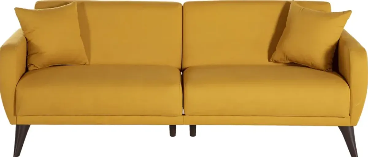 Tusico Yellow Sleeper Sofa