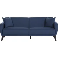 Tusico Blue Sleeper Sofa