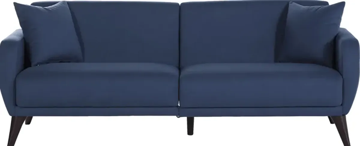 Tusico Blue Sleeper Sofa