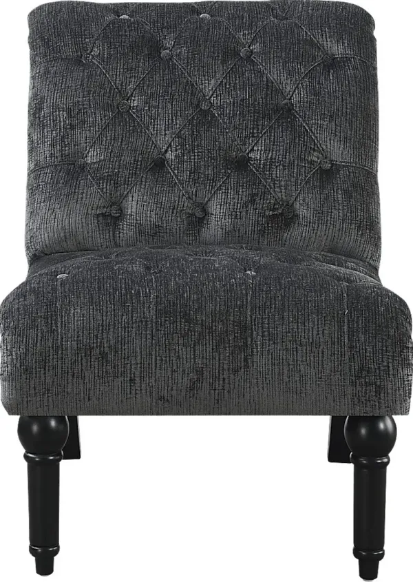 Elstree Charcoal Gray Accent Chair
