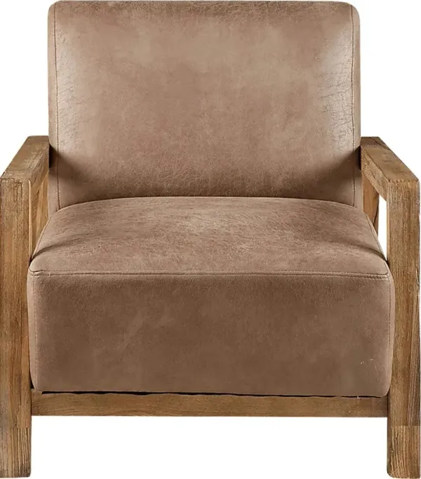 Chanterella Taupe Accent Chair