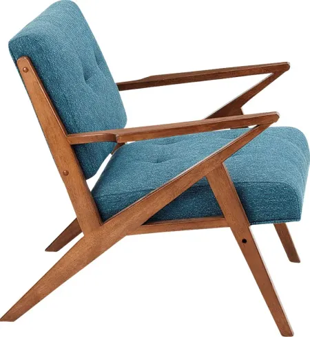 Sarann Blue Accent Chair