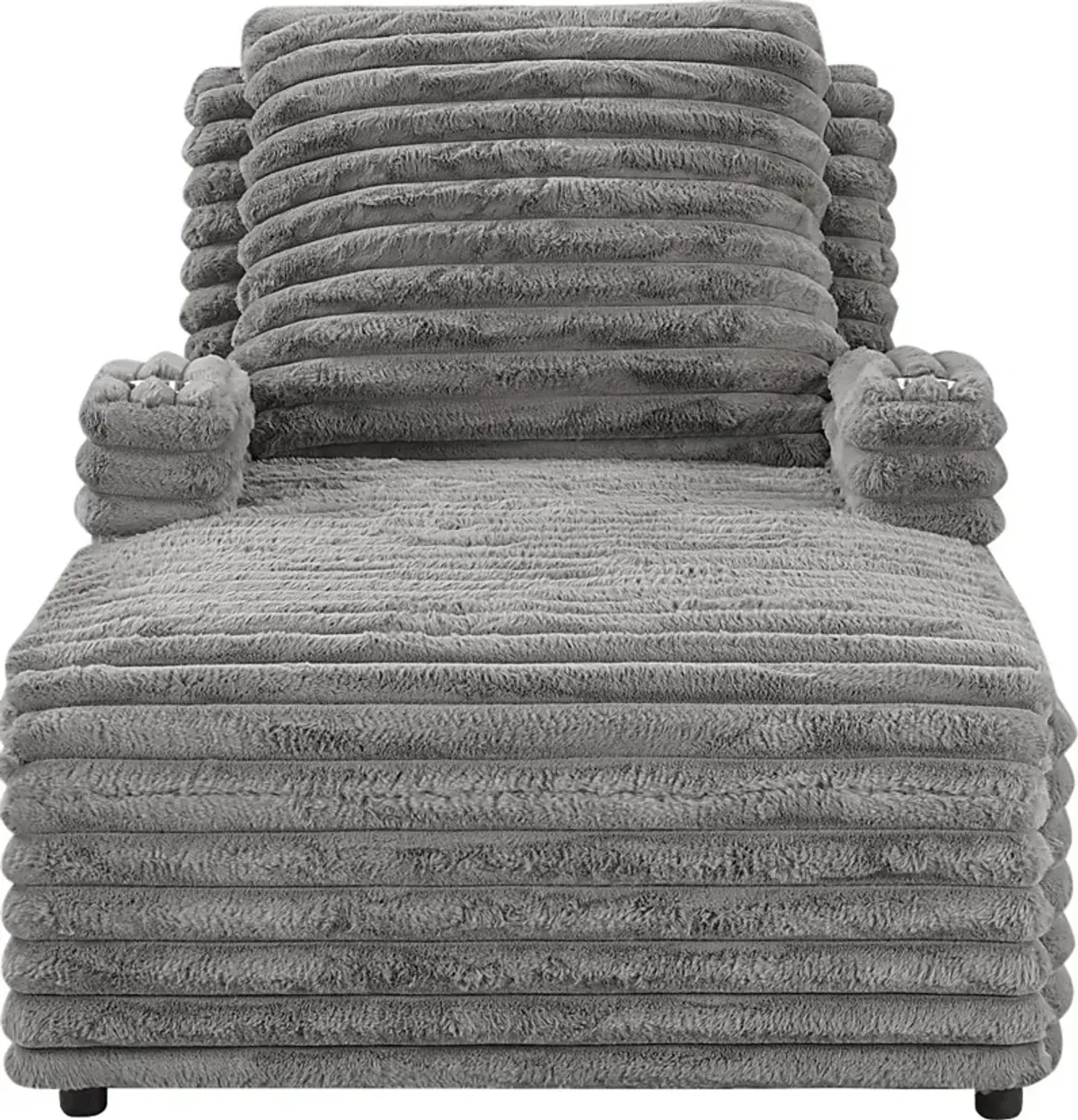 Wintercrest Gray Power Reclining Chaise