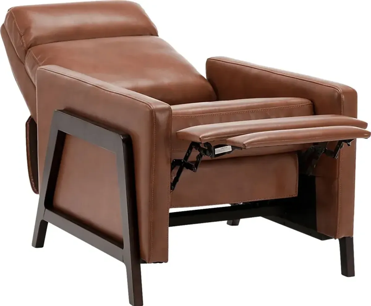 Doyers Brown Push Back Recliner