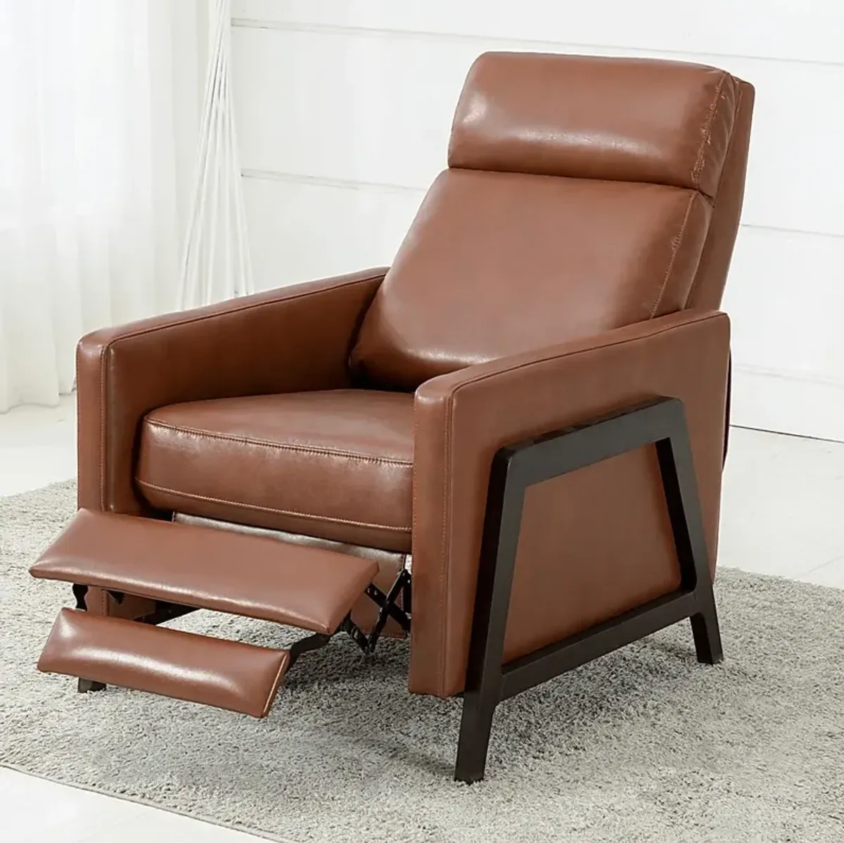 Doyers Brown Push Back Recliner