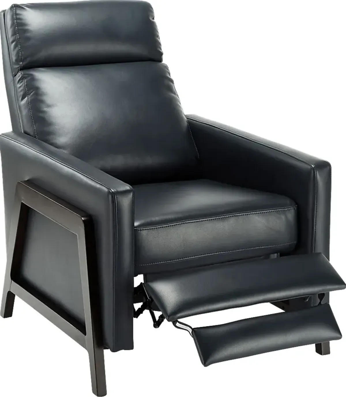 Doyers Blue Push Back Recliner