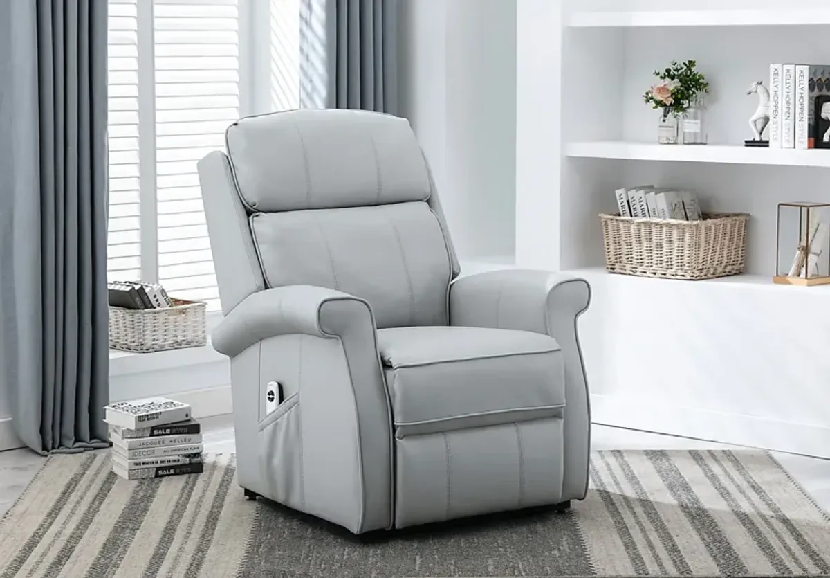 Enright Gray Power Recliner