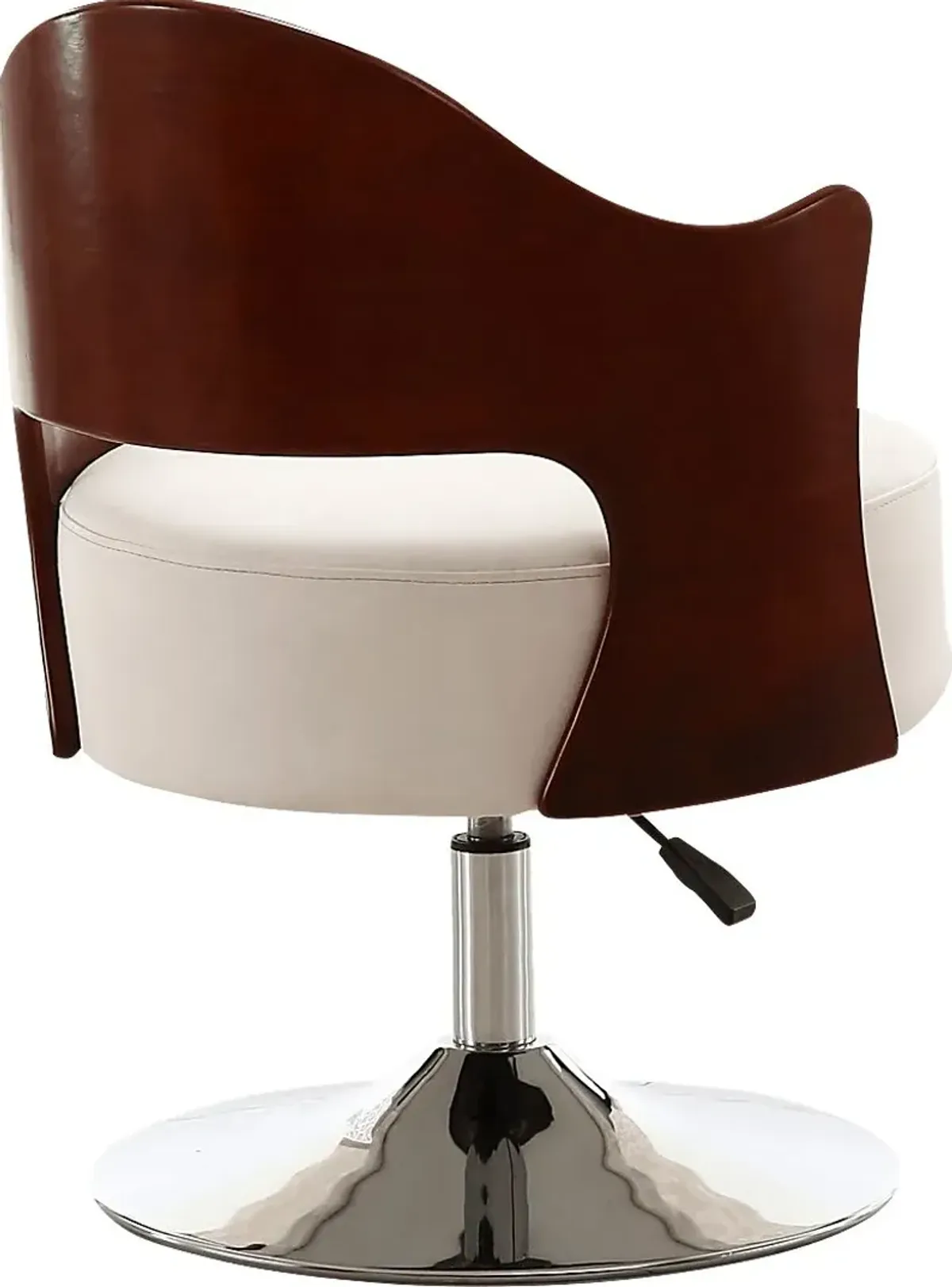 Wrightswood White Swivel Accent Chair