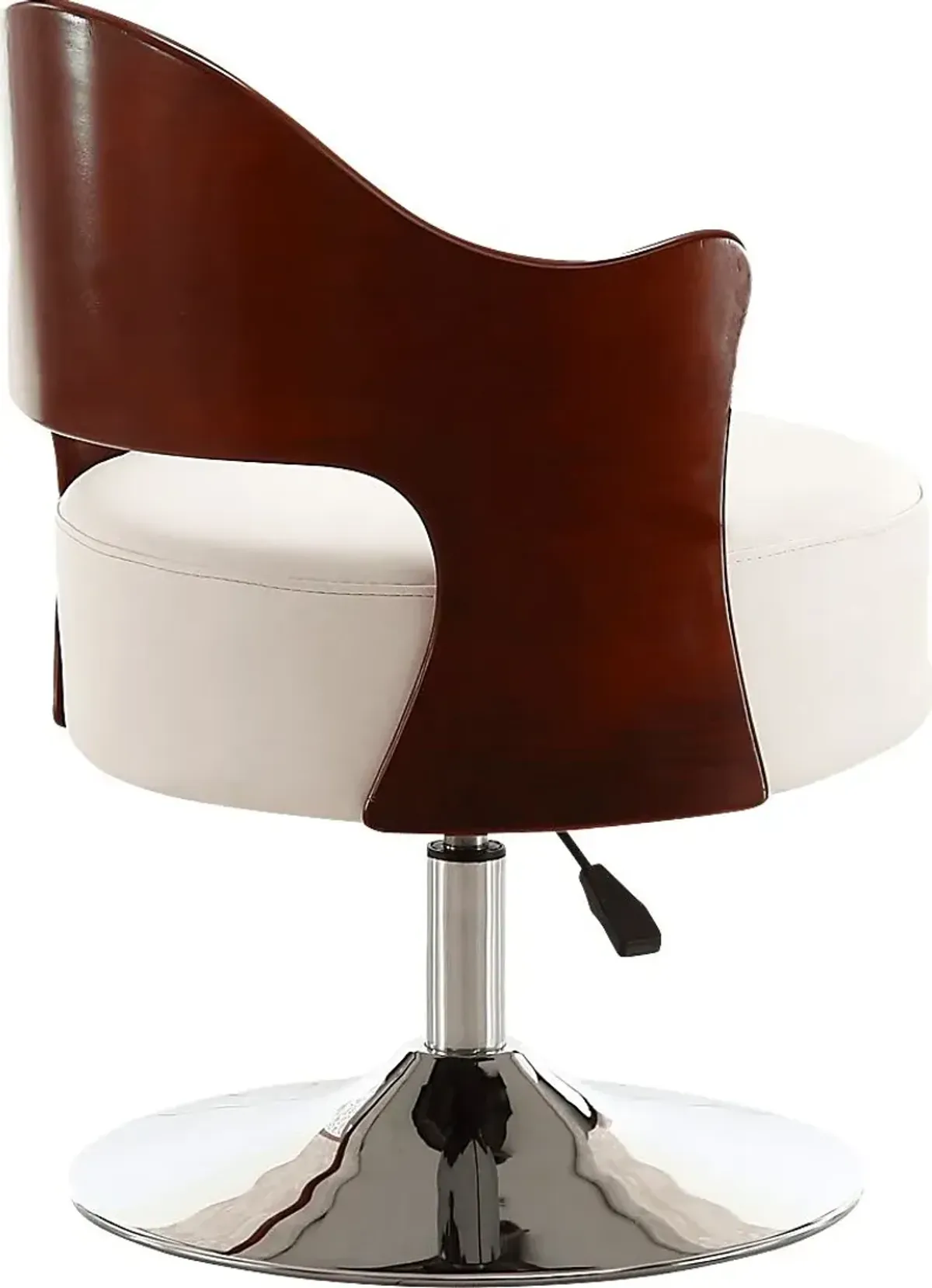 Wrightswood White Swivel Accent Chair