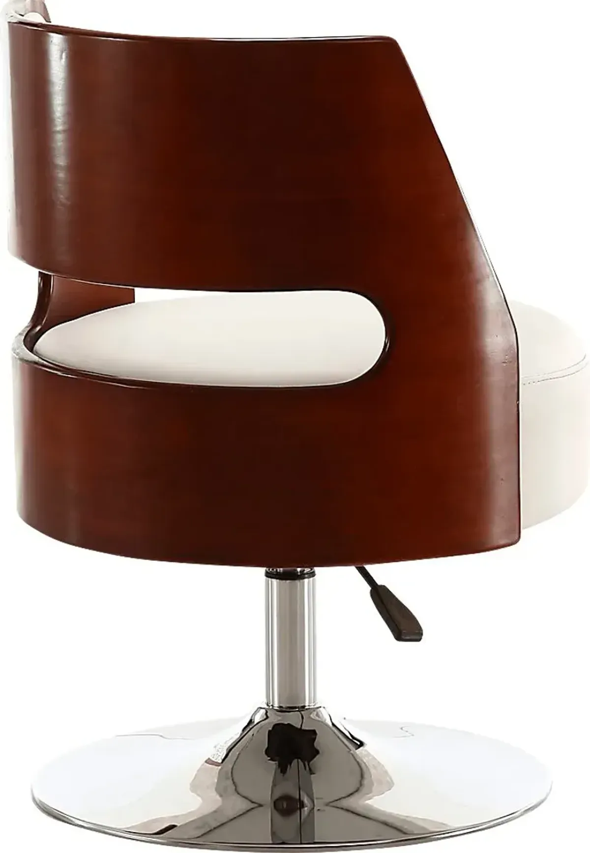 Wrightwood White Swivel Accent Chair