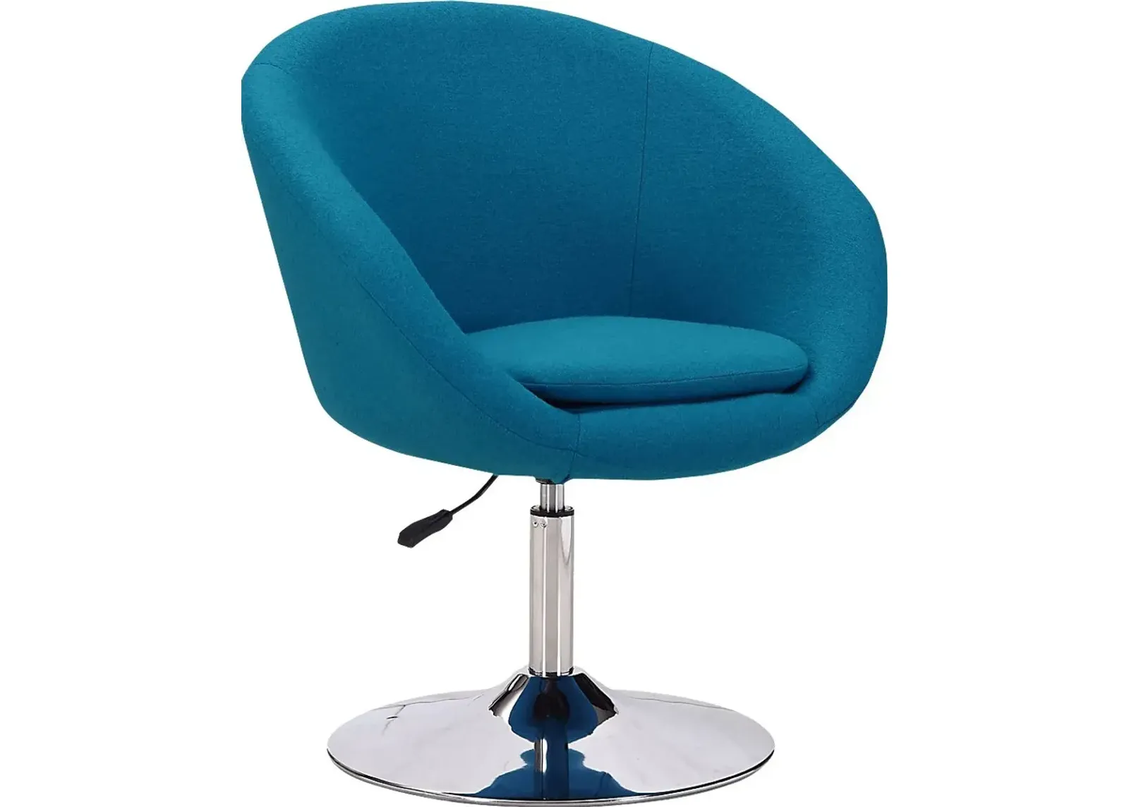 Amparoo Blue Swivel Accent Chair