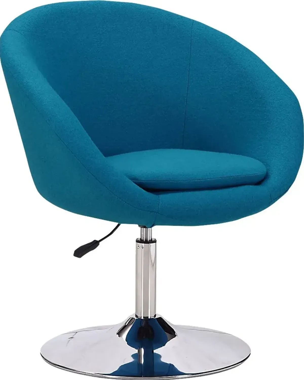 Amparoo Blue Swivel Accent Chair