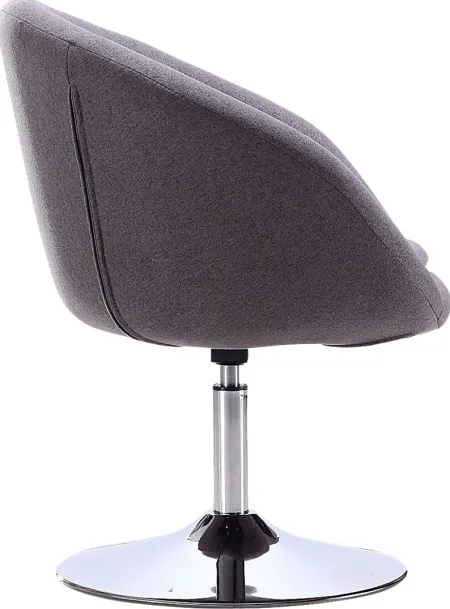 Amparoo Gray Swivel Accent Chair