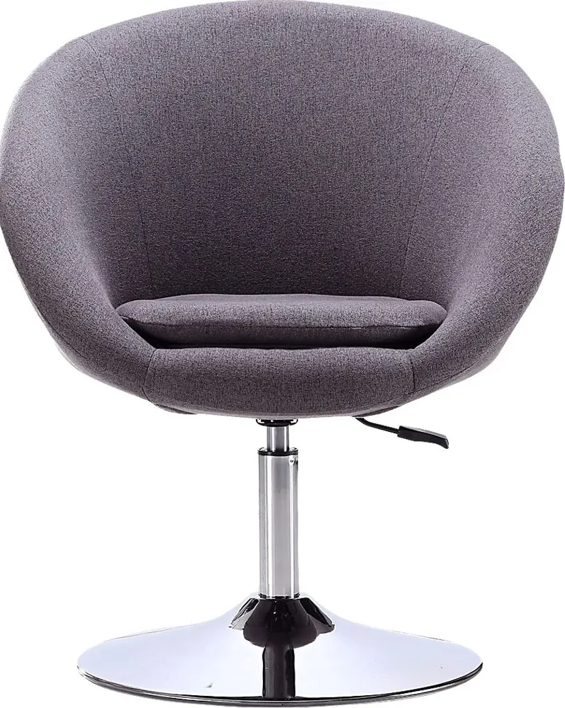 Amparoo Gray Swivel Accent Chair