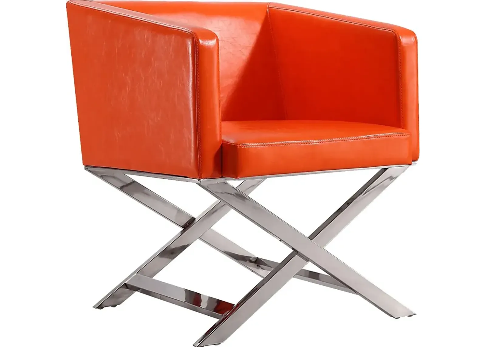 Amyjane Orange Accent Chair