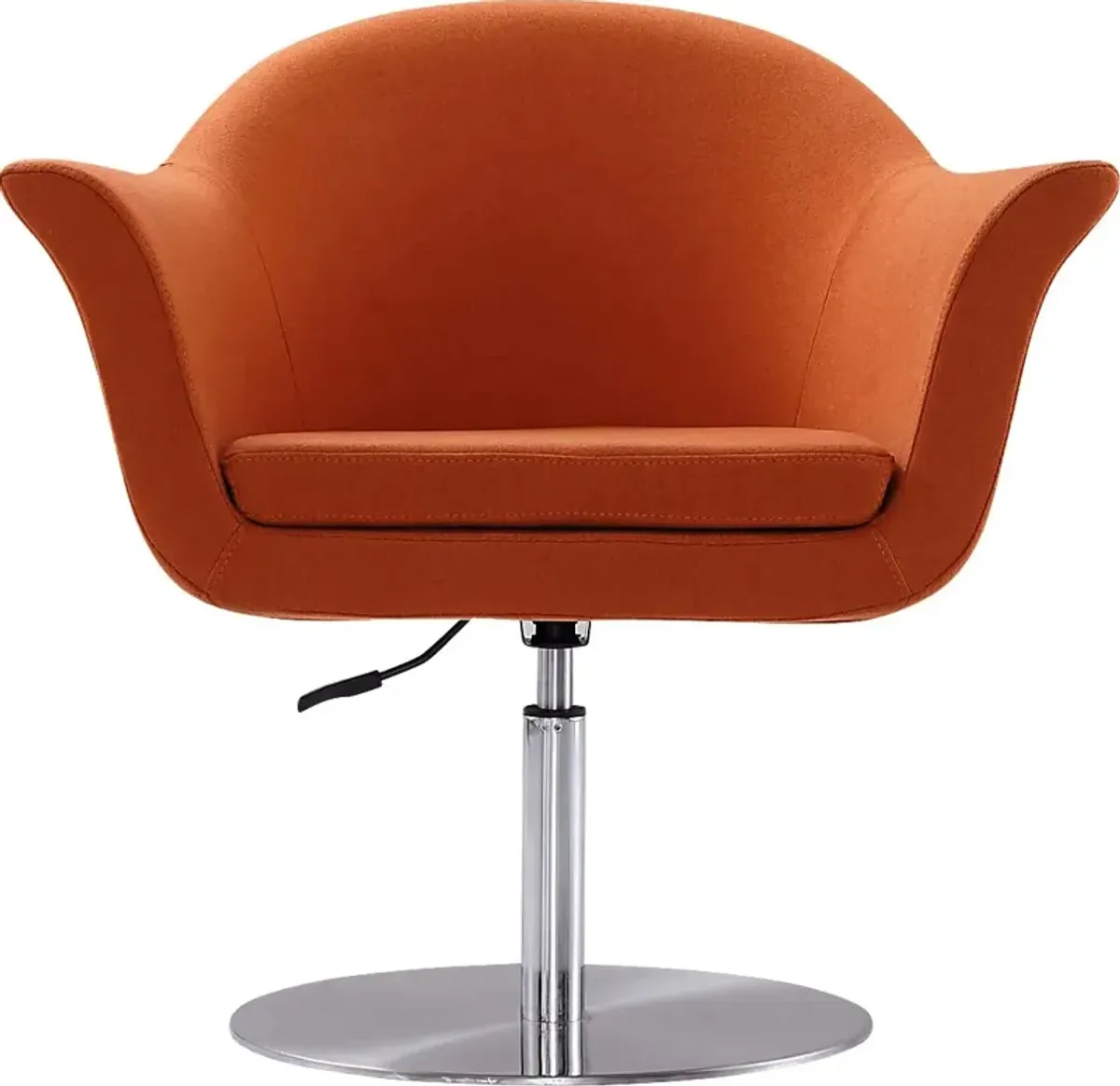 Belon Orange Swivel Accent Chair