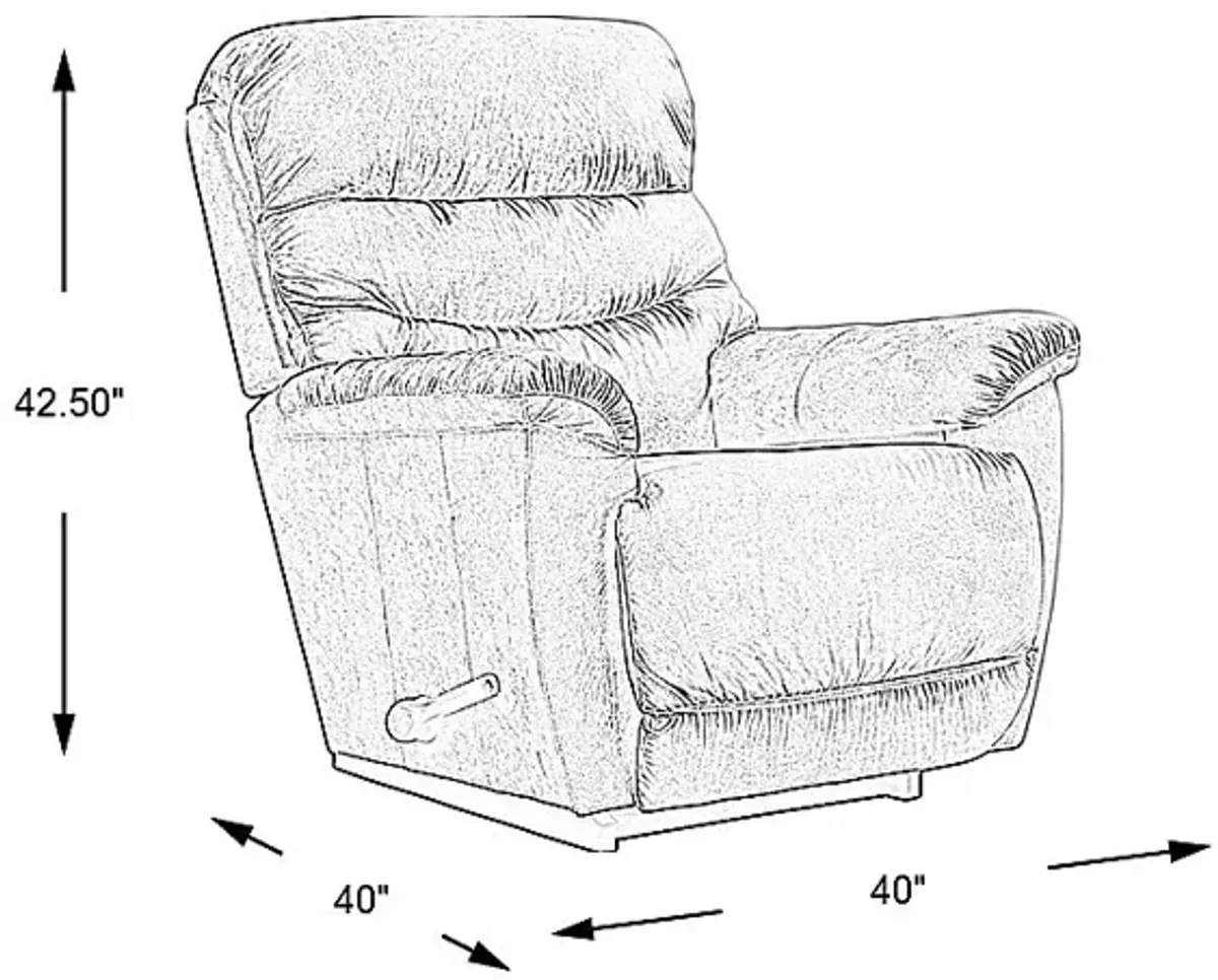 La-Z-Boy Joshua Gray Rocker Recliner