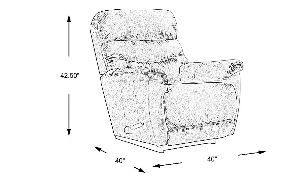 La-Z-Boy Joshua Chestnut Rocker Recliner