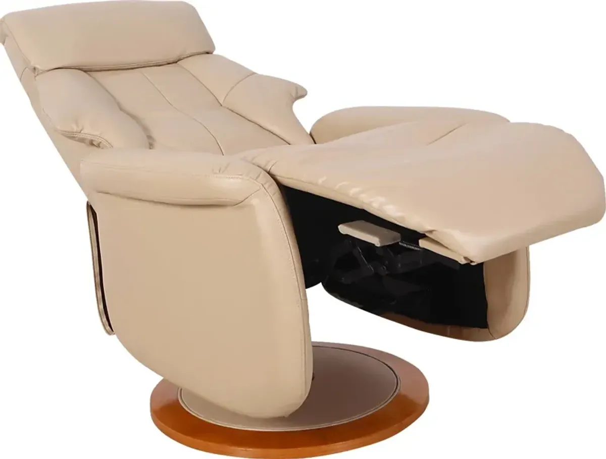 Onzaga Beige Recliner