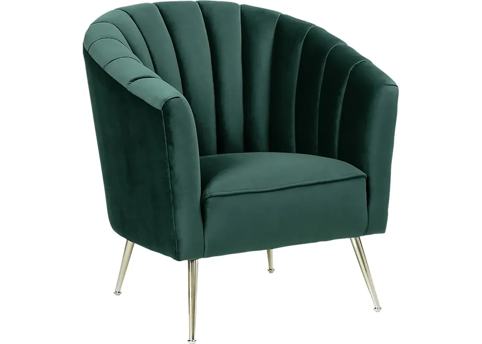 Bersal Green Accent Chair