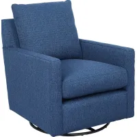 Kelfield Blue Swivel Chair