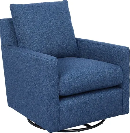 Kelfield Blue Swivel Chair