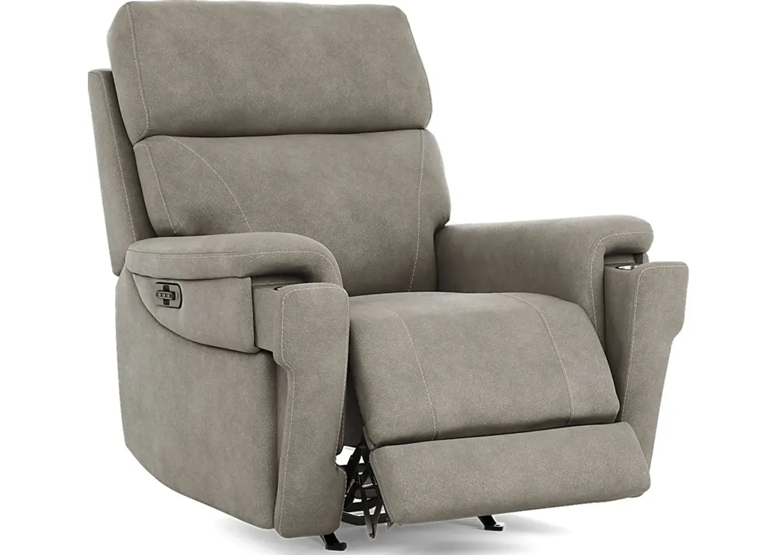 Malone Gray Triple Power Rocker Recliner