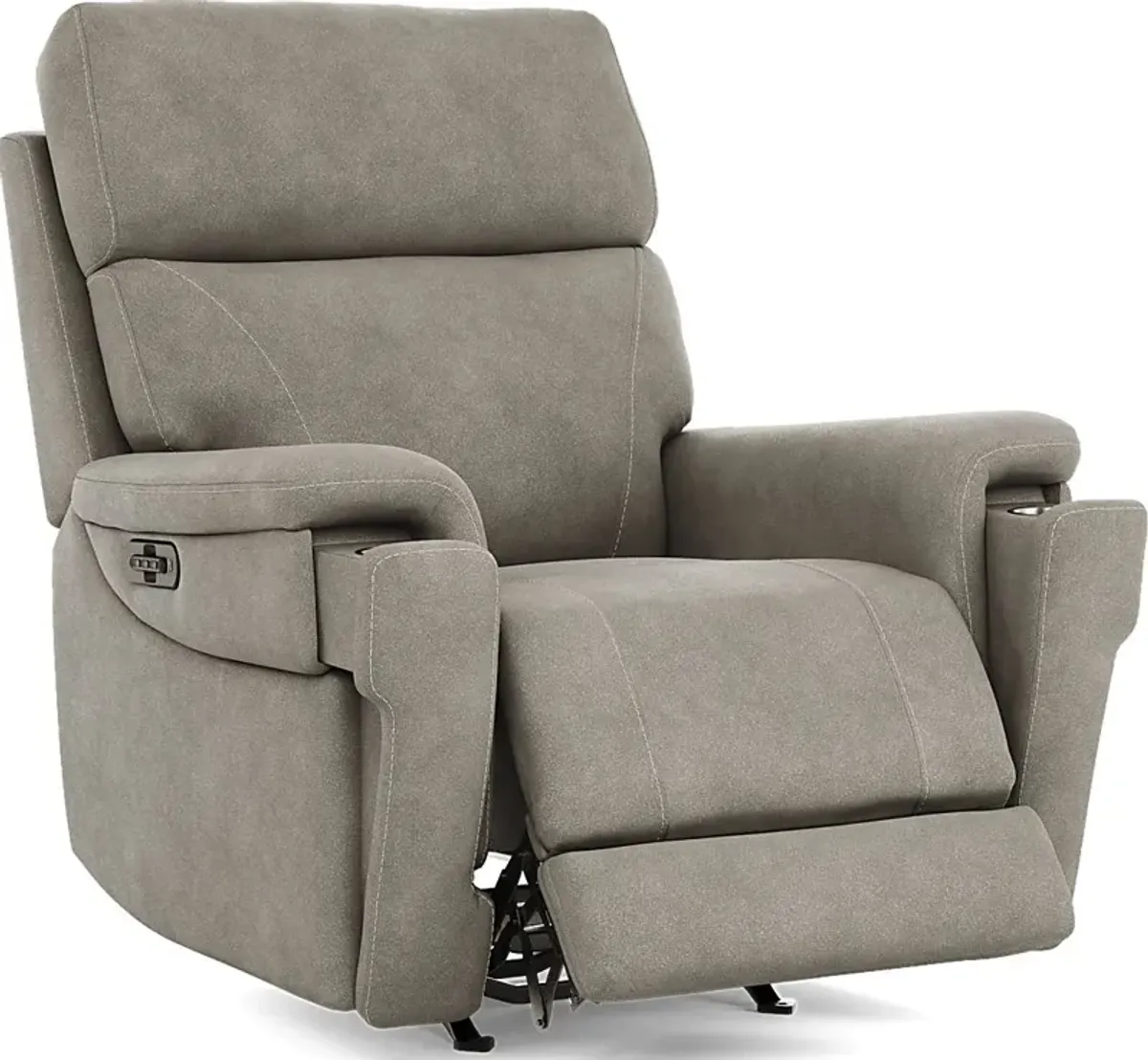 Malone Gray Triple Power Rocker Recliner