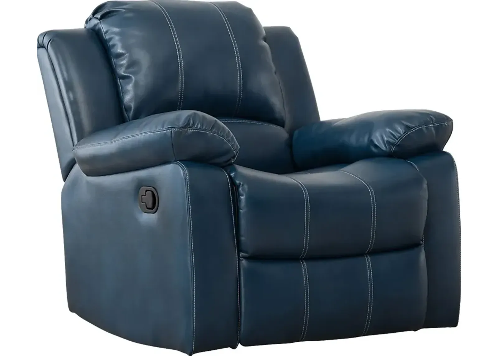 Absecon Blue Rocker Recliner