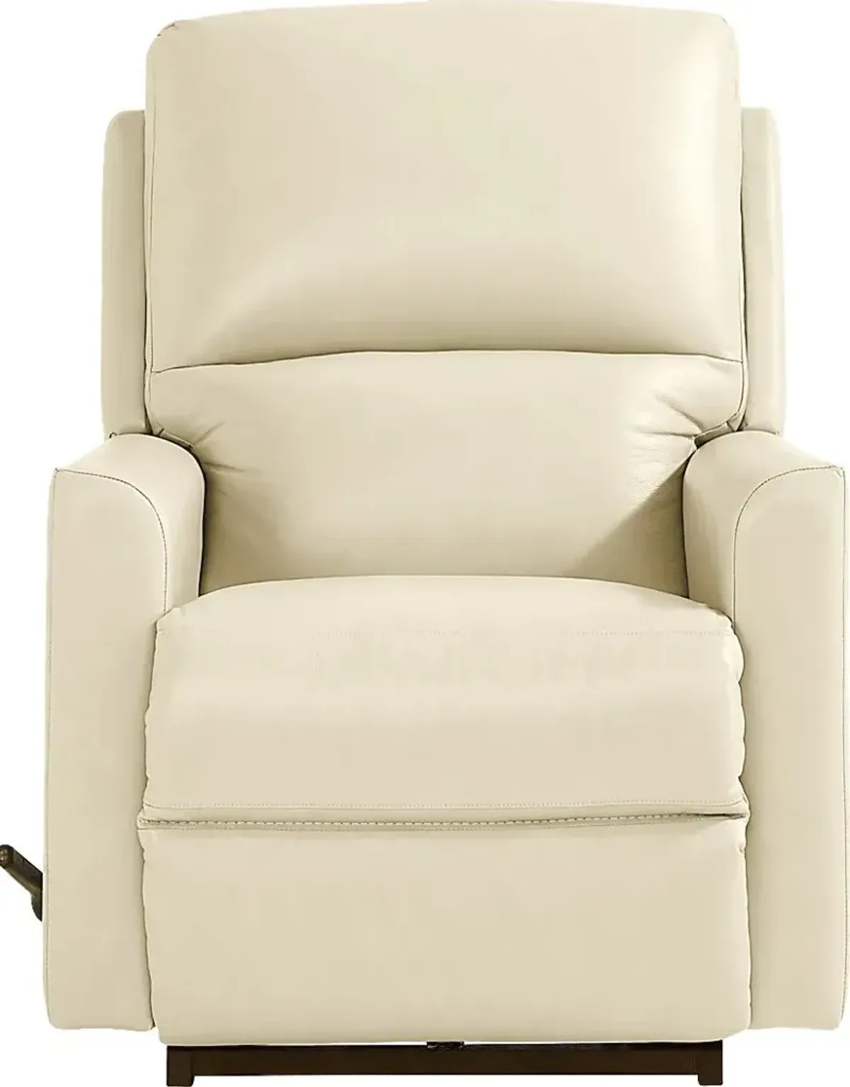 Wynne I Ivory Leather Rocker Recliner