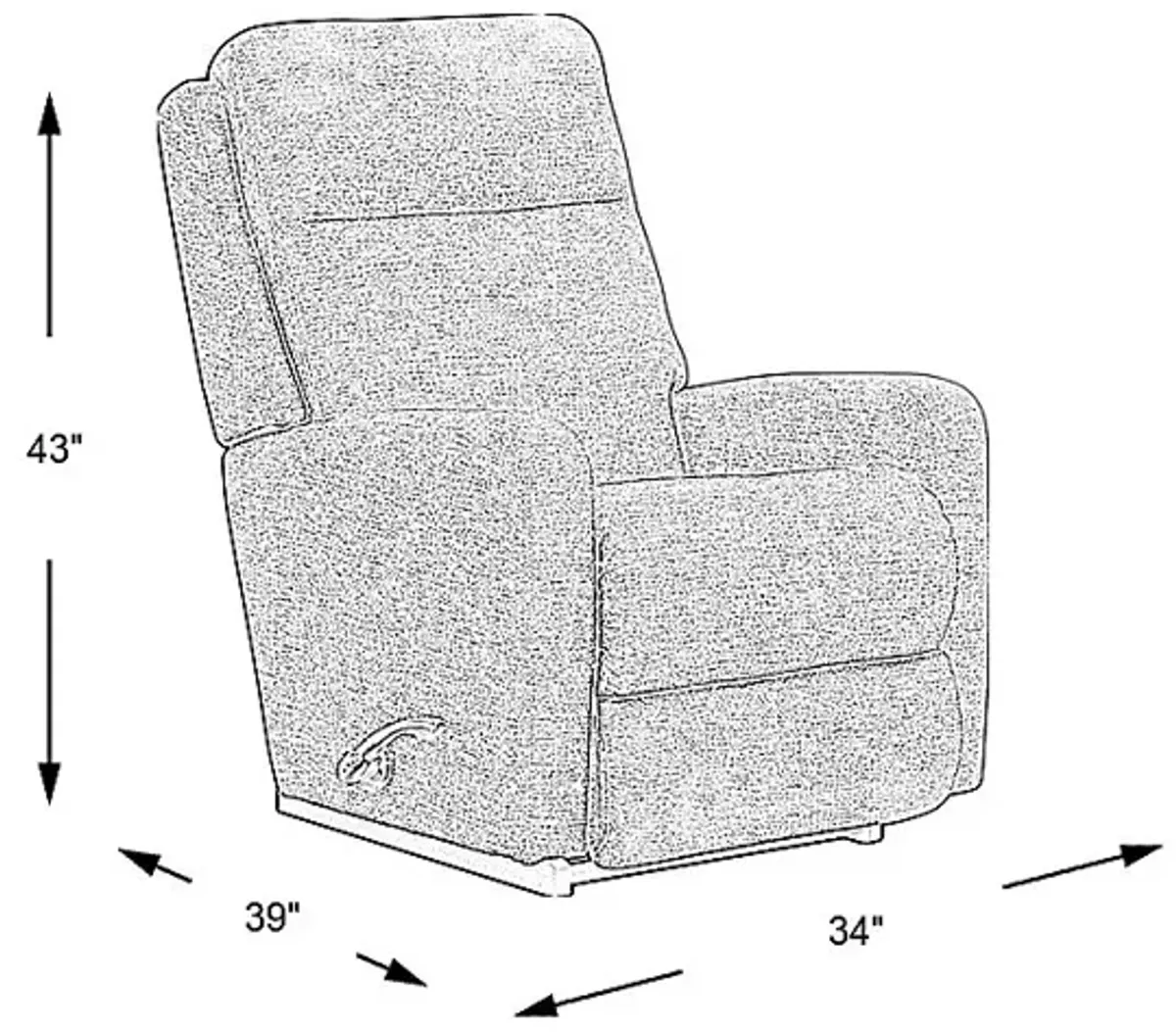 La-Z-Boy Finley I Oyster Rocker Recliner