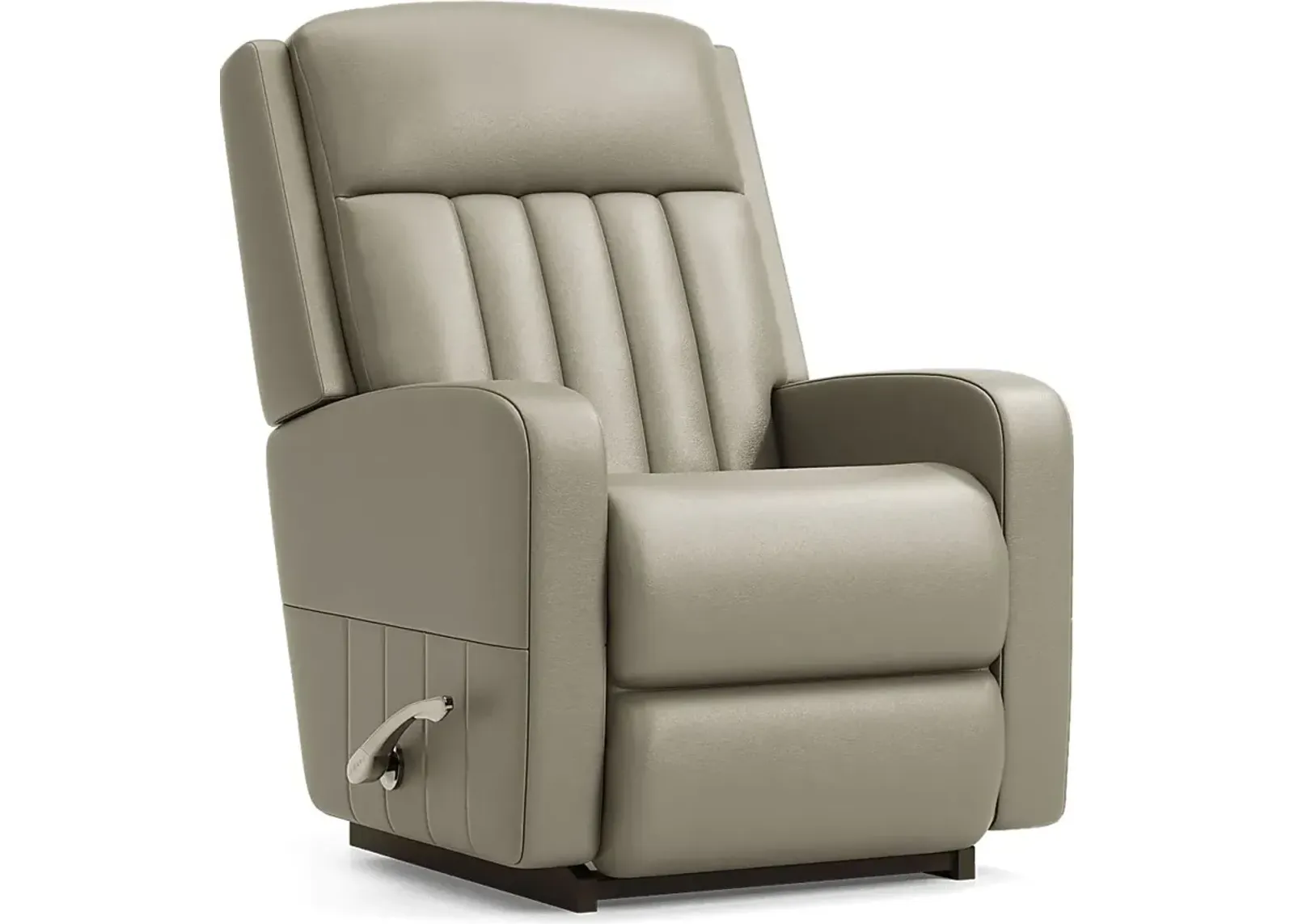 La-Z-Boy Finley II Gray Leather Rocker Recliner