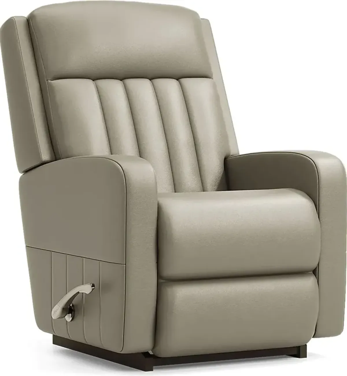 La-Z-Boy Finley II Gray Leather Rocker Recliner